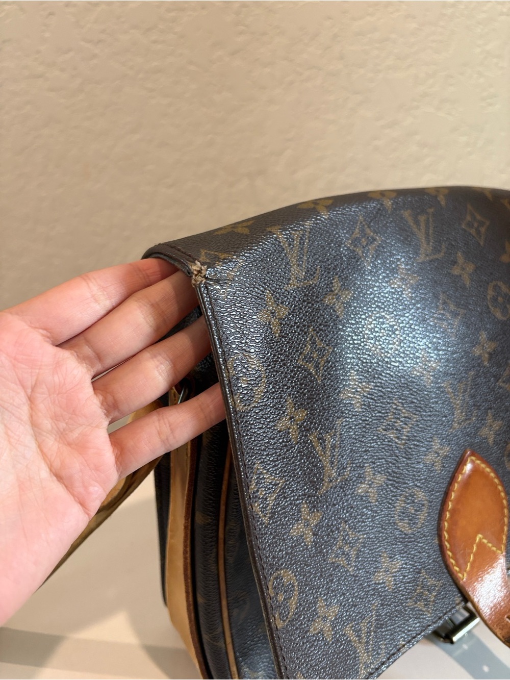Louis Vuitton Cartouchiere GM Brown Monogram Crossbody Bag - Picture 12 of 15